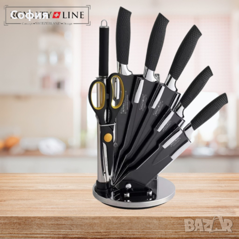 Комплект 5 броя ножове Royalty, снимка 3 - Прибори за хранене, готвене и сервиране - 44570481