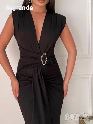 Елегантна черна рокля