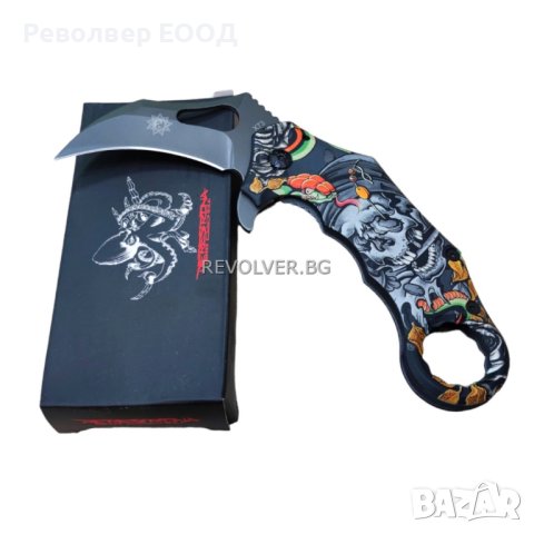 Стоманен сгъваем нож Derespina X73 Karambit Tactical, тактически нож, снимка 2 - Ножове - 42743712