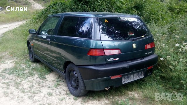 Врати за Алфа Ромео 145 Alfa Romeo 145 лява дясна врата зелена черна, снимка 2 - Части - 29801486