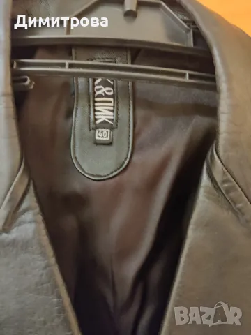 Дамско кожено яке , снимка 2 - Якета - 49813990