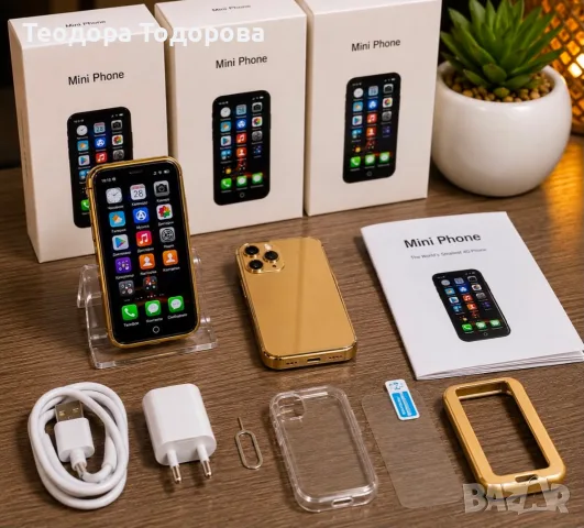 📱 СМАРТФОН – ЗЛАТЕН И ЧЕРЕН – 45€ 📱  🔥 ПОСЛЕДНИ 5 БРОЯ! 🔥 ✨ Предлага се в златен и черен цвят 📱, снимка 3 - Други - 55848400