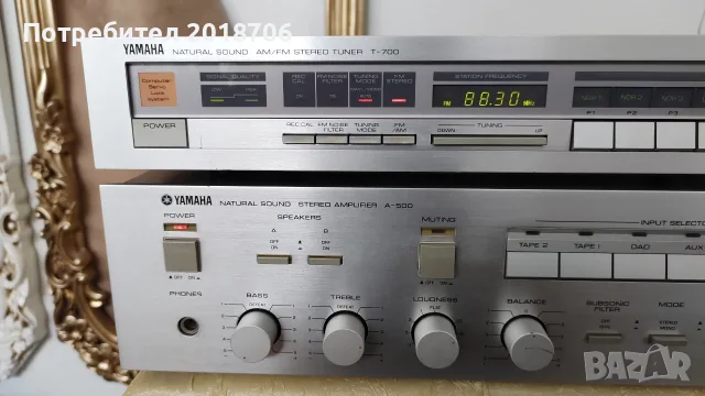 Yamaha усилвател + тунер /A-500 + T-700/, снимка 2 - Аудиосистеми - 55835542