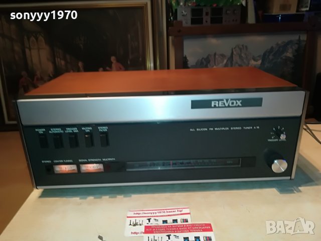 🛑REVOX A76 TUNER-ВНОС SWISS 1210221901, снимка 4 - Ресийвъри, усилватели, смесителни пултове - 38310202