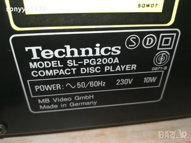 TECHNICS SL-PG200A CD PLAYER-MADE IN GERMANY-ВНОС SWISS 2505251844LCHERY, снимка 16 - Ресийвъри, усилватели, смесителни пултове - 50423395