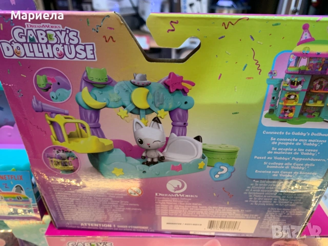 Игрален комплект Gabby's Dollhouse - Терасата на Pandy Paws, 8 части, снимка 7 - Други - 53888781