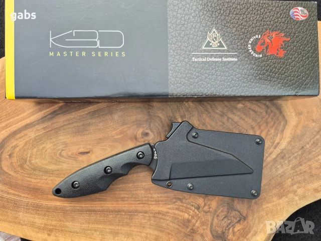 Нож KA BAR Hinderer 2485 с фиксирано острие,фултанг с кания, снимка 9 - Ножове - 52838446