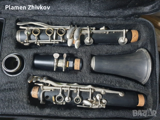 Стар кларинет в преносима оргинална чанта , снимка 6 - Антикварни и старинни предмети - 54188575