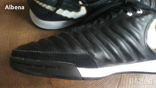 NIKE TIEMPO X Leather Football Boots Размер EUR 38,5 / UK 5,5 за футбол естествена кожа 93-14-S, снимка 8 - Детски маратонки - 44516236