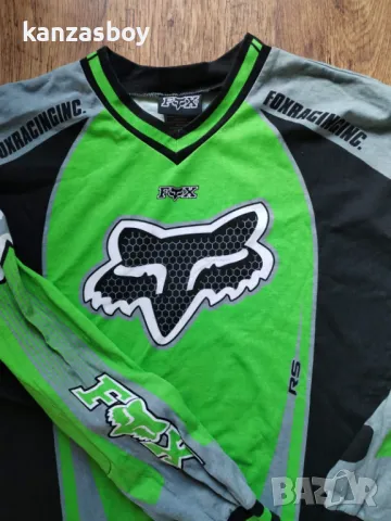 fox racing rs jersey - страхотно крос джърси КАТО НОВО ХЛ, снимка 5 - Спортни дрехи, екипи - 48998050