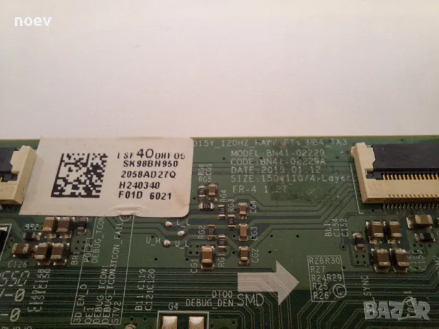 T-Con BN41-02229A от Samsung UE40J6300 Curved , снимка 2 - Части и Платки - 48487282