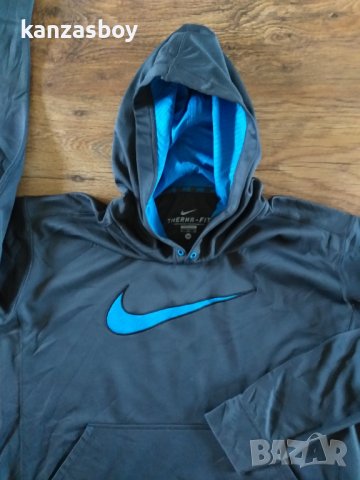 nike therma fit - страхотно мъжко горнище УГОЛЕМЕНО, снимка 2 - Спортни дрехи, екипи - 37891927