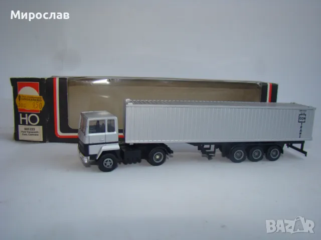 HERPA H0 1/87 FORD КАМИОН МОДЕЛ ТИР ИГРАЧКА КОЛИЧКА, снимка 1 - Колекции - 48418343