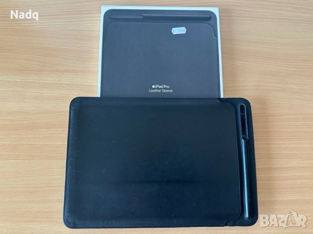 Оригинален Apple Leather Sleeve за iPad Pro 10.5” – като нов!, снимка 6 - Аксесоари за Apple - 52627581