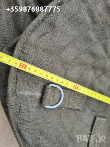 Брезентов Чувал Военен Военни Армия Ретро бна брезент бризент , снимка 2 - Антикварни и старинни предмети - 51550043