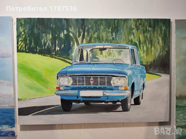 Москвич, снимка 2 - Картини - 38441262