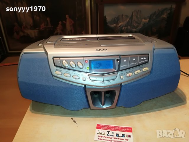 AIWA RADIO/CD/REVERSE DECK-ВНОС GERMANY 2905221708, снимка 5 - Аудиосистеми - 36912264