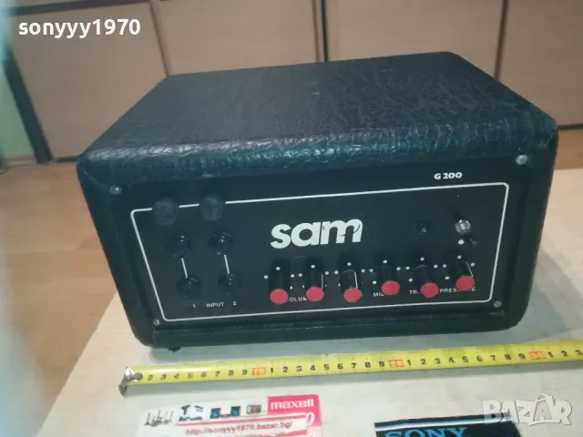 SAM-VINTAGE AMPLIFIER С ЯКИ ТРАНЗОВЕ ОТЗАД 0510241708, снимка 13 - Ресийвъри, усилватели, смесителни пултове - 47473349
