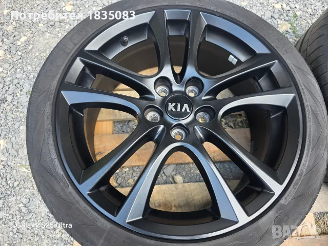 Лети джанти 18ки 5х114.3 Kia + летни гуми 225/40/18 Vredestein, снимка 4 - Гуми и джанти - 55779713
