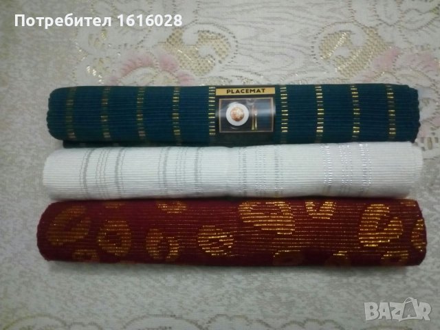 Комплект  от 2 подложки - салфетки за сервиране на маса.