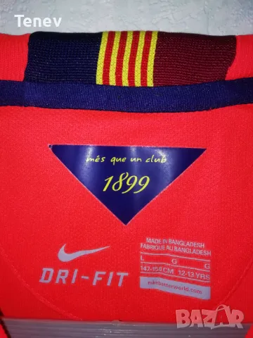 Barcelona Nike оригинална нова детска тениска фланелка 12-13г 147-158см Барселона , снимка 7 - Детски тениски и потници - 48682068
