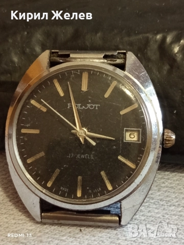 Стар механичен часовник мъжки ПОЛЕТ СССР работи за КОЛЕКЦИЯ 51547, снимка 3 - Антикварни и старинни предмети - 52351386