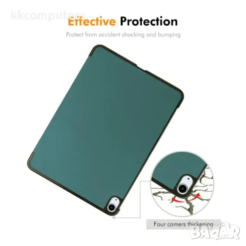 iPad Air 13 (2025) / (2024) Trifold Stand Cover PU Leather+PC Кожен Калъф и Протектор, снимка 7 - Калъфи, кейсове - 50030750