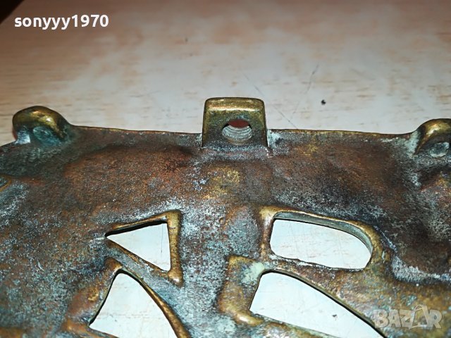 КОРАБ-МЕД МЕСИНГ-MADE IN ENGLAND 2405221441, снимка 11 - Антикварни и старинни предмети - 36861351