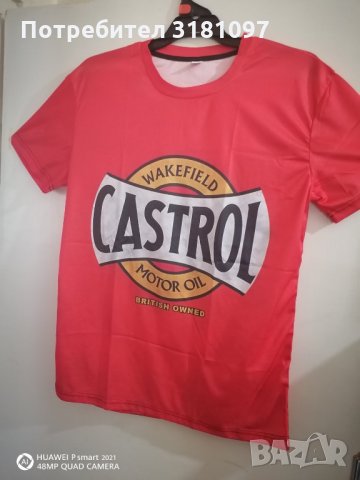 Качествена тениска фанелка с емблеми и надписи Motul Shell Castrol Champion , снимка 9 - Тениски - 34310183