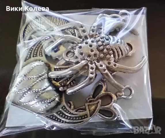 Лот декоративни висулки – винтидж стил 1, снимка 3 - Колиета, медальони, синджири - 51848970