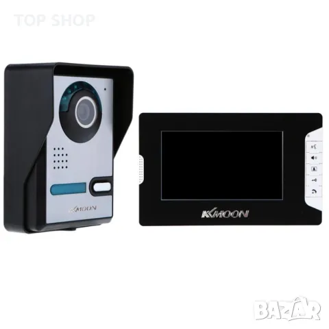 Видео звънец с голям 7’’Color TFT LCD екран KKMOON Video Doorbell , снимка 5 - Аналогови камери - 48657257