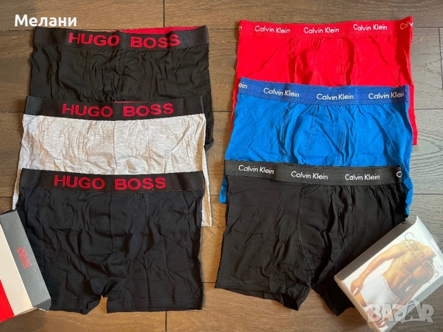 Мъжки боксерки Calvin Klein Hugo Boss размер ХХЛ, снимка 2 - Бельо - 52054415