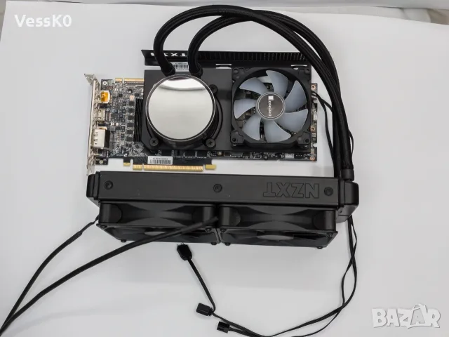 RTX 2080 Ti + NZXT Kraken водно охлаждане, снимка 2 - Видеокарти - 56417056
