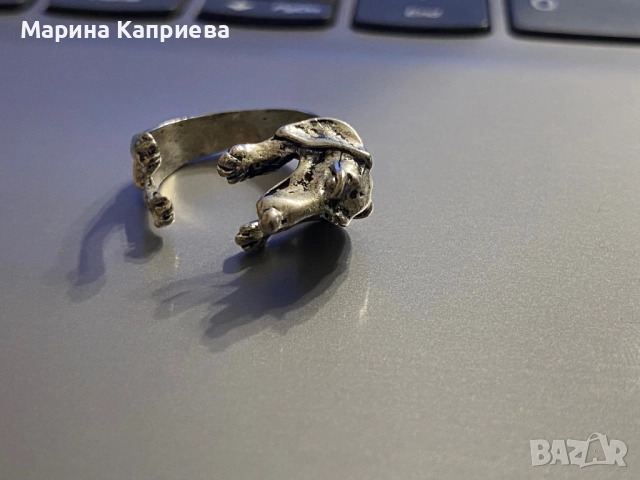 Пръстен “Куче”. В наличност три цвята. /А-75/, снимка 3 - Пръстени - 51537310