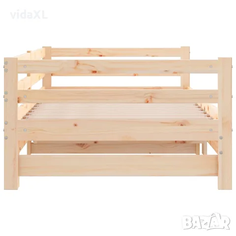 vidaXL Разтегателно дневно легло, без матрак, 80x200 см, снимка 7 - Спални и легла - 56147929