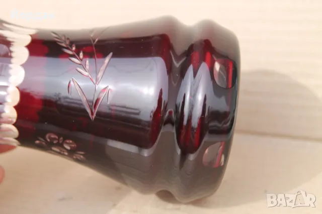 Кристална ваза ''бохемия'', снимка 9 - Вази - 49651669