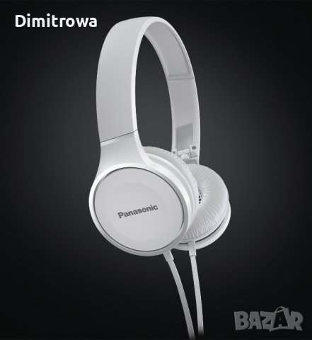  Слушалки Panasonic RP-HF100/бели, снимка 2 - Слушалки, hands-free - 42539697