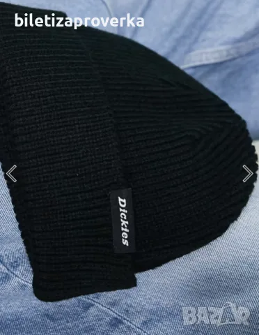 Зимна шапка Dickies Woodworth - черна. Нова., снимка 4 - Шапки - 55731558