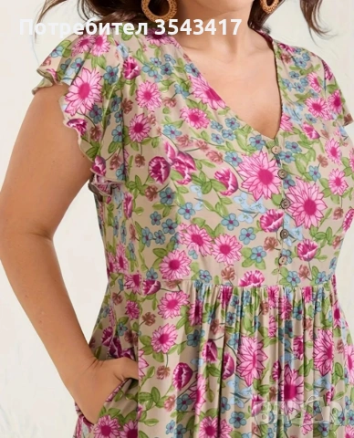 Нова дамска свежа рокля, снимка 3 - Рокли - 53307636