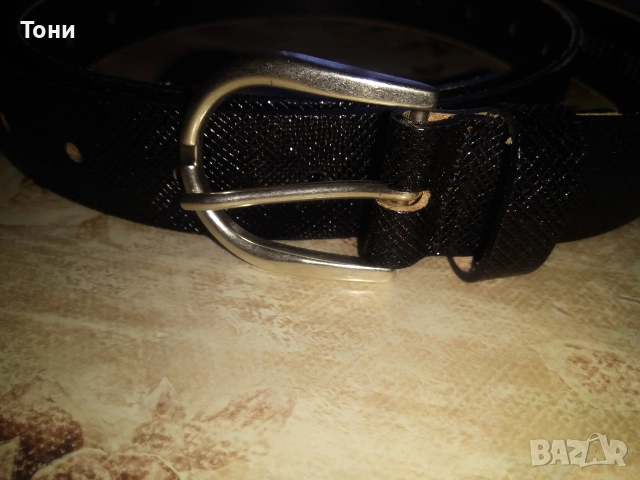 VANZETTI Оригинал Нов Дамски Колан Изцяло от Естествена Кожа 125см, снимка 12 - Колани - 52563055
