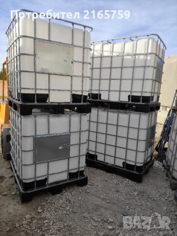 Бидони,Цистерни 1000 л. на палет с метален обков, снимка 6 - Други - 28757674