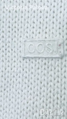 Бял пуловер/ блуза унисекс LAURA BERLUCCHI, COS, снимка 3 - Блузи с дълъг ръкав и пуловери - 48389666