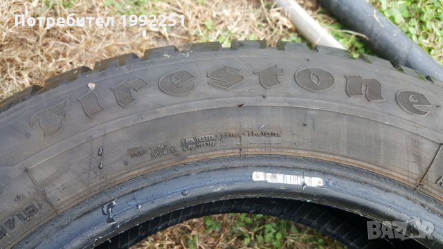 2бр зимни гуми 195/60R15 Firestone WinterHawk DOT3716. 5mm дълбочина на шарката. Цената е за комплек, снимка 4 - Гуми и джанти - 30660685