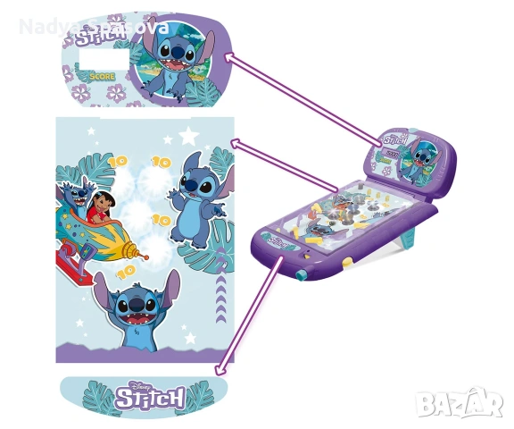 Игра Супер Пинбол Стич, снимка 4 - Игри и пъзели - 53929990