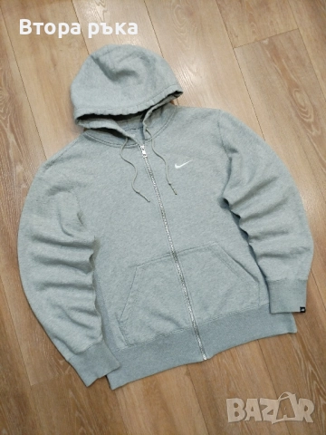Nike fleece горнище мъжка оригинален, снимка 9 - Спортни дрехи, екипи - 52541552