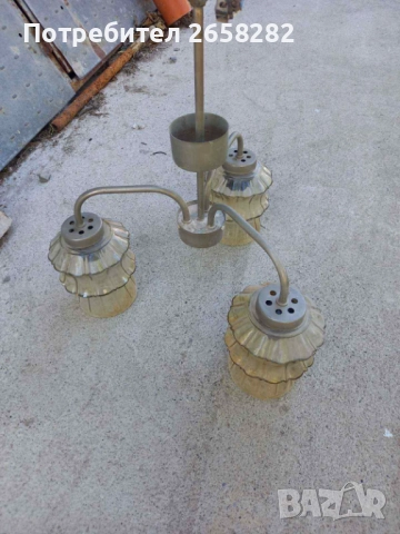 Ретро, СОЦ, - Лампа, Полилей, снимка 3 - Лампи за таван - 52286371