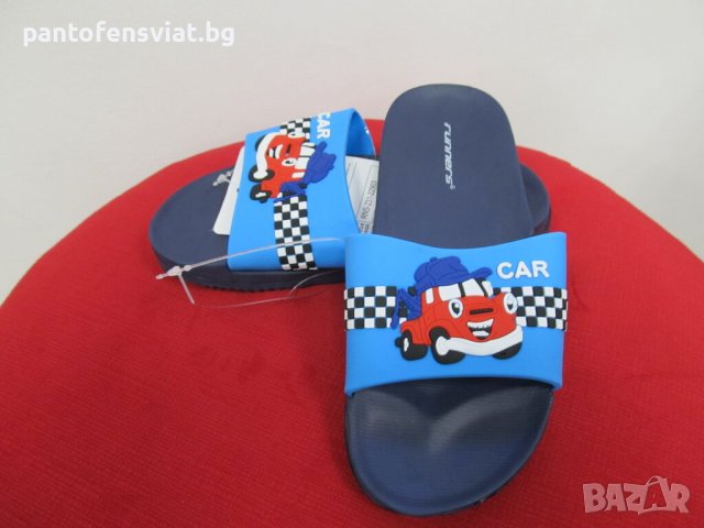 Детски чехли RUNNERS синьо 30/35, снимка 3 - Детски джапанки - 40200860