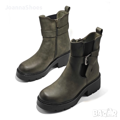 Дамски боти код 04015, снимка 2 - Дамски боти - 51890760