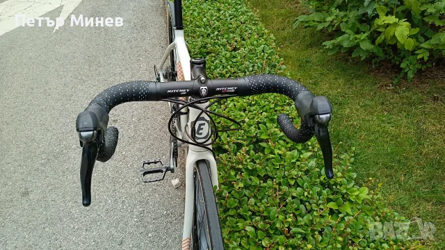 Шосеен велосипед Eastway Zener AL Disc (Карбонова вилка, Shimano Tiagra, TRP, Ritchey), снимка 7 - Велосипеди - 56083913