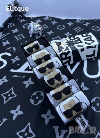 унисекс дълги чорапи в кутия 6 чифта karl lefenfeld , снимка 4 - Дамски чорапи - 53182072